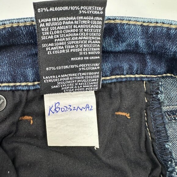 Kut From The Kloth Womens Frayed Denim Bermuda Shorts Size 0 - Picture 9 of 11